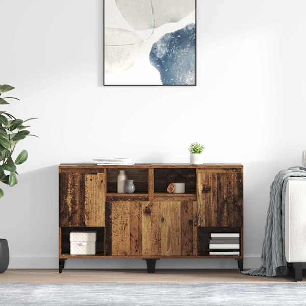 Kappide külgedel 2 tk Vana puit 60 × 35 × 70 cm Tehispuit