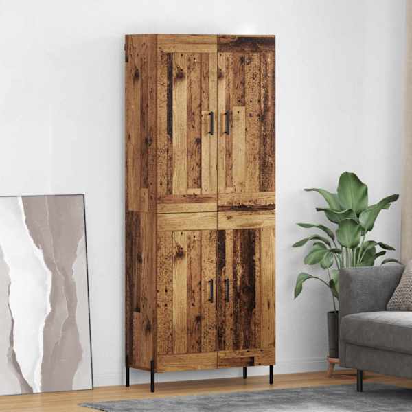 Kõrgushein 2 tk Vana puit 69,5 × 34 × 180 cm Tehispuit