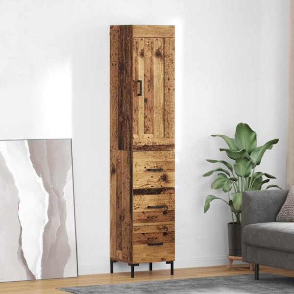 Kõrgushein Vana puit 34,5 × 34 × 180 cm Tehispuit