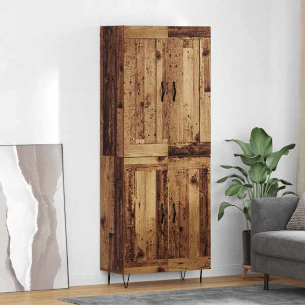 Kõrgushein Vana puit 69,5 × 34 × 180 cm Tehispuit