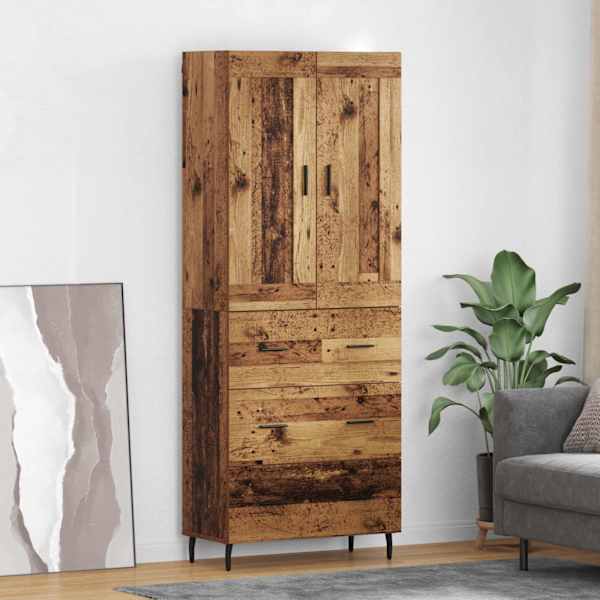 Kõrgushein 2 tk Vana puit 69,5 × 34 × 180 cm Tehispuit