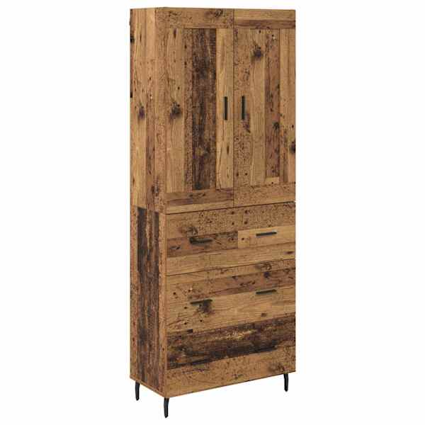 Kõrgushein 2 tk Vana puit 69,5 × 34 × 180 cm Tehispuit