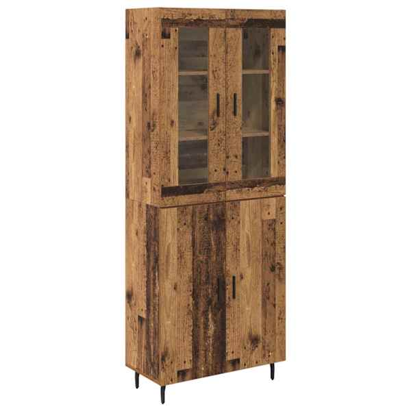 Kõrgushein 2 tk Vana puit 69,5 × 34 × 180 cm Tehispuit