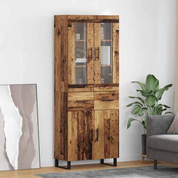 Kõrgushein 2 tk Vana puit 69,5 × 34 × 180 cm Tehispuit