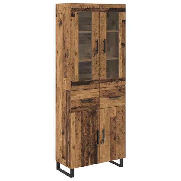 Kõrgushein 2 tk Vana puit 69,5 × 34 × 180 cm Tehispuit
