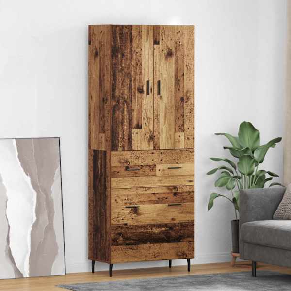 Kõrgushein 2 tk Vana puit 69,5 × 34 × 180 cm Tehispuit