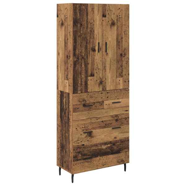 Kõrgushein 2 tk Vana puit 69,5 × 34 × 180 cm Tehispuit