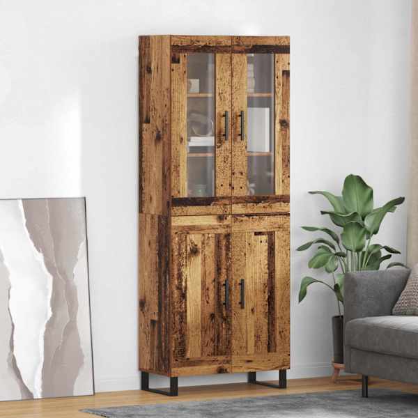 Kõrgushein 2 tk Vana puit 69,5 × 34 × 180 cm Tehispuit
