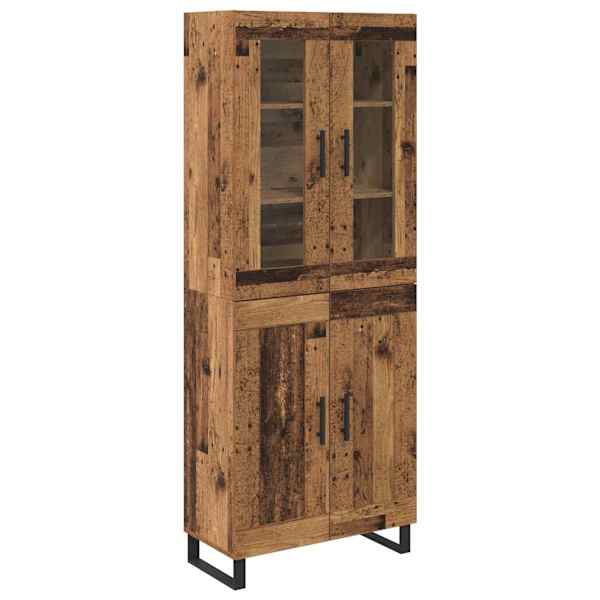 Kõrgushein 2 tk Vana puit 69,5 × 34 × 180 cm Tehispuit