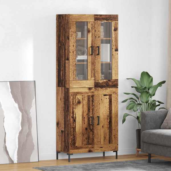 Kõrgushein 2 tk Vana puit 69,5 × 34 × 180 cm Tehispuit