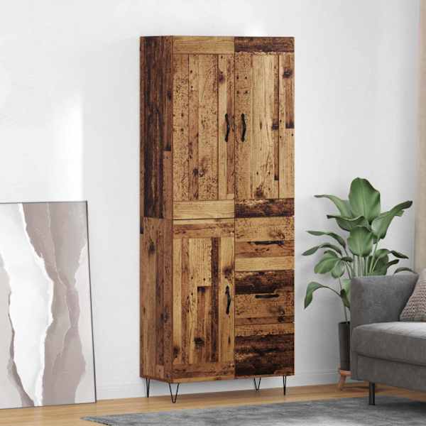 Kõrgushein Vana puit 69,5 × 34 × 180 cm Tehispuit