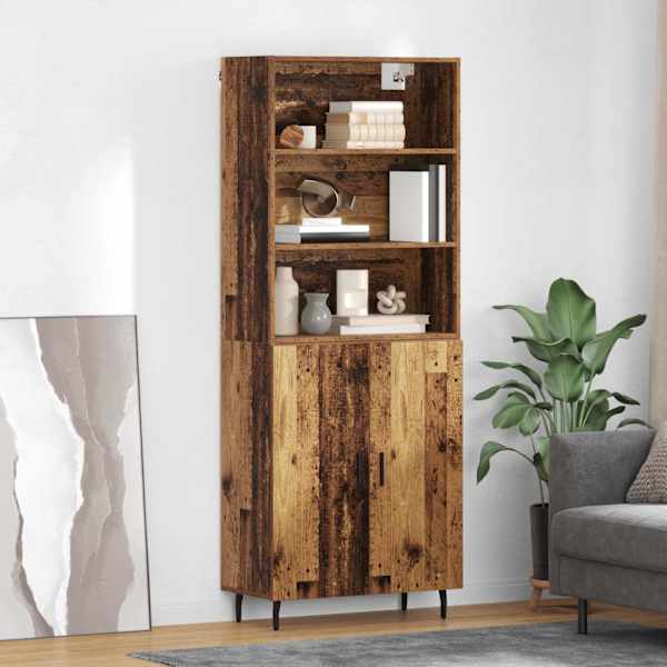 Kõrgushein 2 tk Vana puit 69,5 × 32,5 × 180 cm Tehispuit