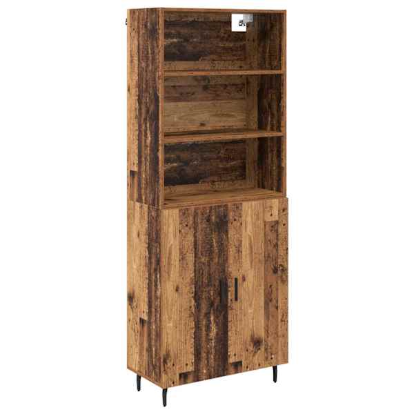 Kõrgushein 2 tk Vana puit 69,5 × 32,5 × 180 cm Tehispuit