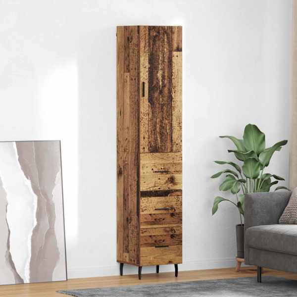 Kõrgushein Vana puit 34,5 × 34 × 180 cm Tehispuit