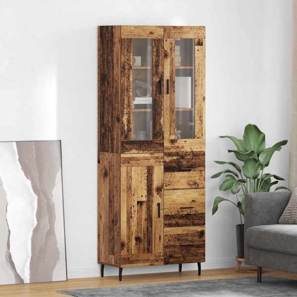 Kõrgushein 2 tk Vana puit 69,5 × 34 × 180 cm Tehispuit
