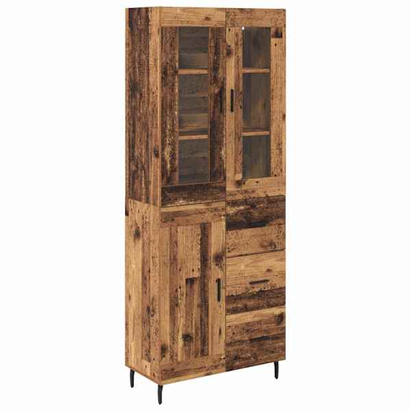 Kõrgushein 2 tk Vana puit 69,5 × 34 × 180 cm Tehispuit
