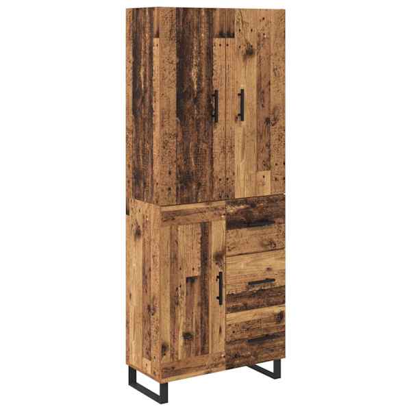 Kõrgushein 2 tk Vana puit 69,5 × 34 × 180 cm