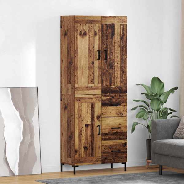 Kõrgushein 2 tk Vana puit 69,5 × 34 × 180 cm Tehispuit