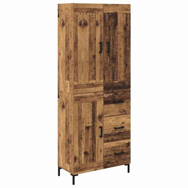 Kõrgushein 2 tk Vana puit 69,5 × 34 × 180 cm Tehispuit