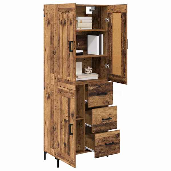 Kõrgushein 2 tk Vana puit 69,5 × 34 × 180 cm Tehispuit
