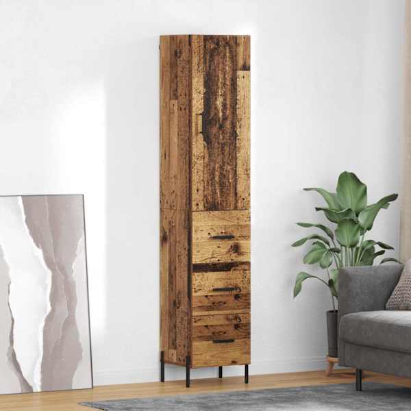 Kõrgushein Vana puit 34,5 × 34 × 180 cm Tehispuit