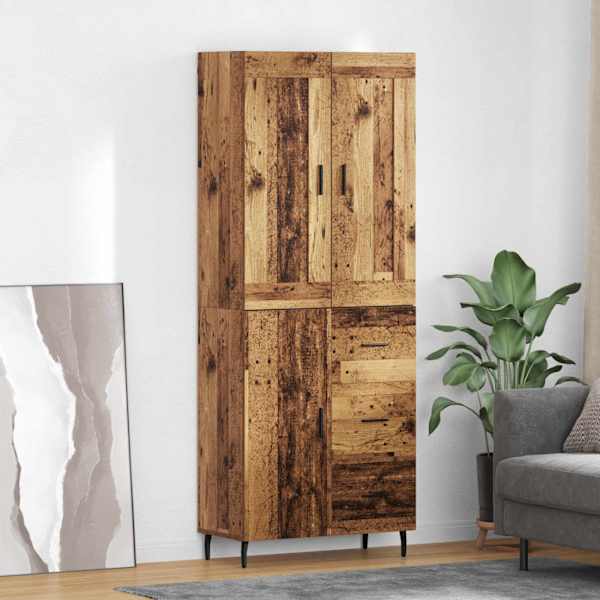 Kõrgushein 2 tk Vana puit 69,5 × 34 × 180 cm Tehispuit