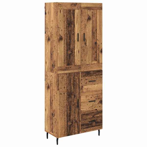 Kõrgushein 2 tk Vana puit 69,5 × 34 × 180 cm Tehispuit