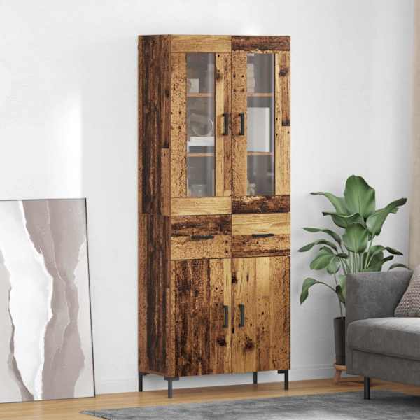Kõrgushein 2 tk Vana puit 69,5 × 34 × 180 cm Tehispuit