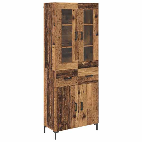Kõrgushein 2 tk Vana puit 69,5 × 34 × 180 cm Tehispuit