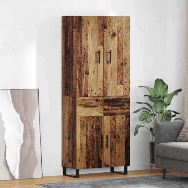Kõrgushein 2 tk Vana puit 69,5 × 34 × 180 cm