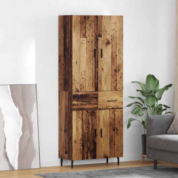 Kõrgushein 2 tk Vana puit 69,5 × 34 × 180 cm Tehispuit