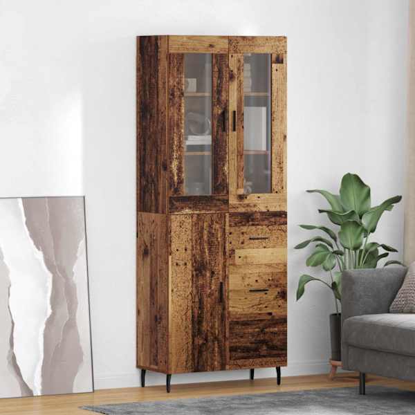 Kõrgushein 2 tk Vana puit 69,5 × 34 × 180 cm Tehispuit