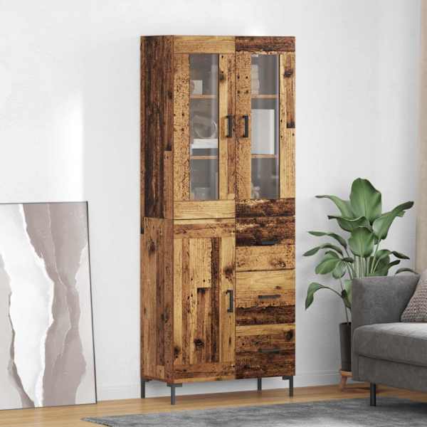 Kõrgushein 2 tk Vana puit 69,5 × 34 × 180 cm Tehispuit