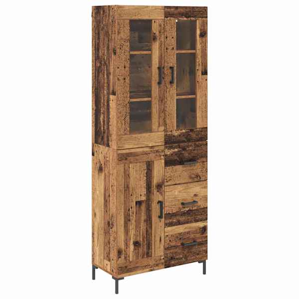 Kõrgushein 2 tk Vana puit 69,5 × 34 × 180 cm Tehispuit