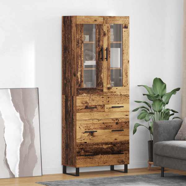 Kõrgushein 2 tk Vana puit 69,5 × 34 × 180 cm Tehispuit