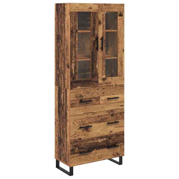Kõrgushein 2 tk Vana puit 69,5 × 34 × 180 cm Tehispuit