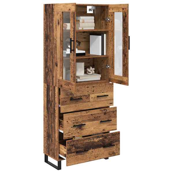 Kõrgushein 2 tk Vana puit 69,5 × 34 × 180 cm Tehispuit