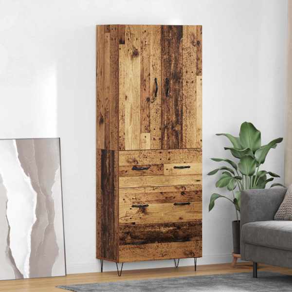 Kõrgushein 2 tk Vana puit 69,5 × 34 × 180 cm Tehispuit