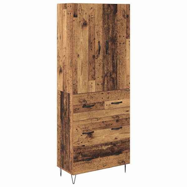 Kõrgushein 2 tk Vana puit 69,5 × 34 × 180 cm Tehispuit