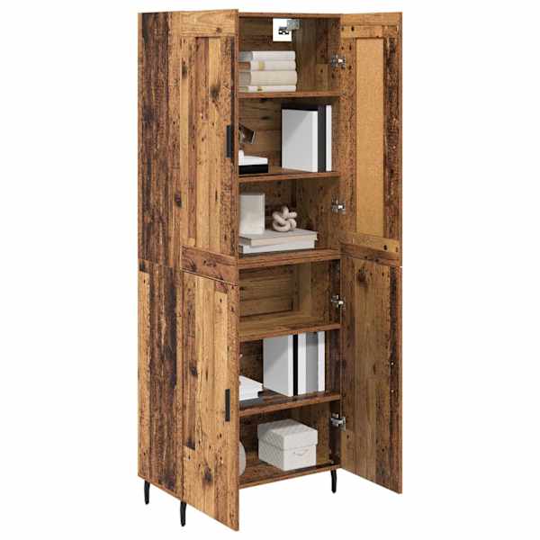 Kõrgushein 2 tk Vana puit 69,5 × 34 × 180 cm Tehispuit