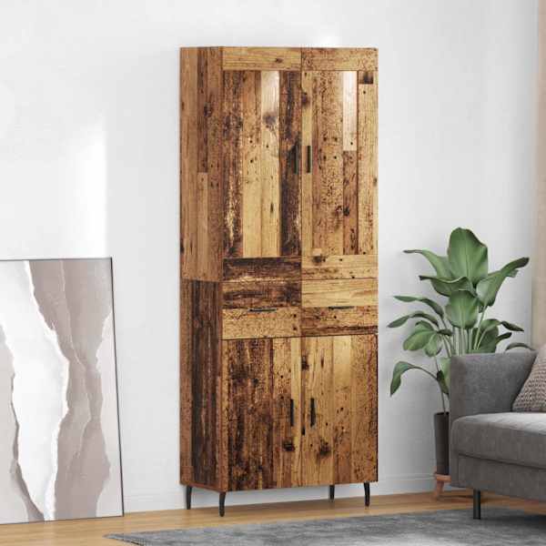 Kõrgushein 2 tk Vana puit 69,5 × 34 × 180 cm Tehispuit