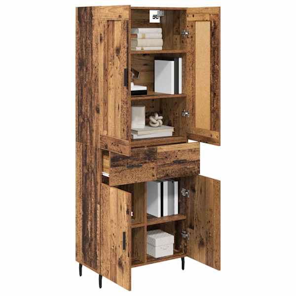 Kõrgushein 2 tk Vana puit 69,5 × 34 × 180 cm Tehispuit