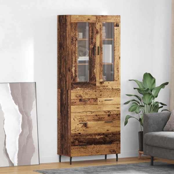 Kõrgushein 2 tk Vana puit 69,5 × 34 × 180 cm Tehispuit