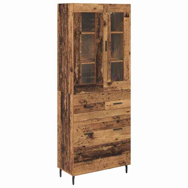 Kõrgushein 2 tk Vana puit 69,5 × 34 × 180 cm Tehispuit