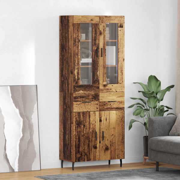 Kõrgushein 2 tk Vana puit 69,5 × 34 × 180 cm Tehispuit