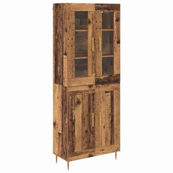 Kõrgushein 2 tk Vana puit 69,5 × 34 × 180 cm Tehispuit