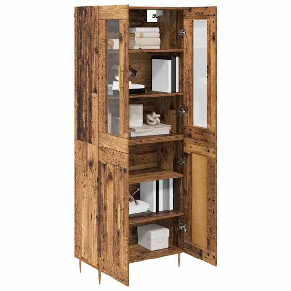 Kõrgushein 2 tk Vana puit 69,5 × 34 × 180 cm Tehispuit
