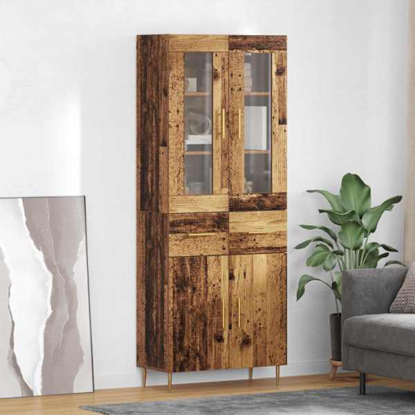 Kõrgushein 2 tk Vana puit 69,5 × 34 × 180 cm Tehispuit