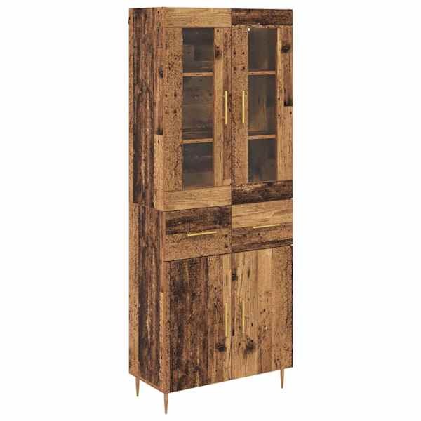 Kõrgushein 2 tk Vana puit 69,5 × 34 × 180 cm Tehispuit
