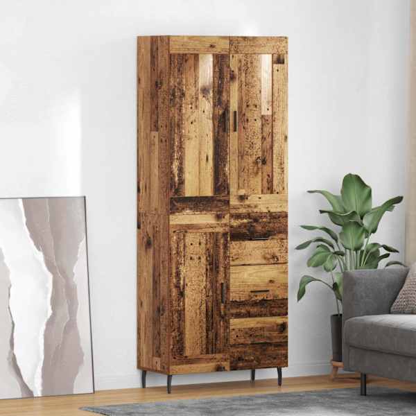 Kõrgushein 2 tk Vana puit 69,5 × 34 × 180 cm Tehispuit